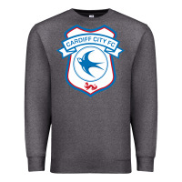 Charcoal Heather cardiff-city-fc Premium Sweatshirt - linhVisuals