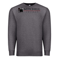 Charcoal Heather Mitchell College Premium Sweatshirt - linhVisuals