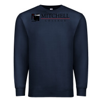 Navy Mitchell College Premium Sweatshirt - linhVisuals