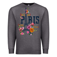 Charcoal Heather PARIS Premium Sweatshirt - linhVisuals