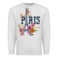 Oatmeal Heather PARIS Premium Sweatshirt - linhVisuals