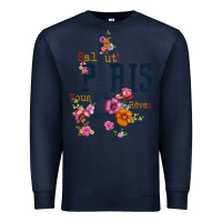 Navy PARIS Premium Sweatshirt - linhVisuals