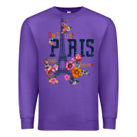 Purple PARIS Premium Sweatshirt - linhVisuals