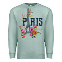 Seafoam PARIS Premium Sweatshirt - linhVisuals