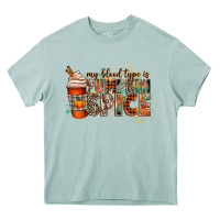 My Blood Type Is Pumpkin Spice Heavy Core Tee | Teevron