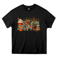 Black my blood type is pumpkin spice Heavy Core Tee - CowGirlArtShop
