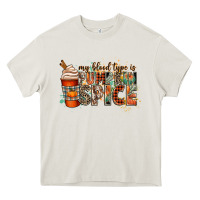 Cream my blood type is pumpkin spice Heavy Core Tee - CowGirlArtShop