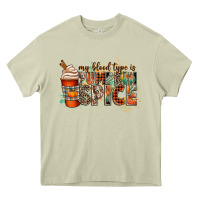 Mossy my blood type is pumpkin spice Heavy Core Tee - CowGirlArtShop