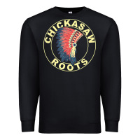 Chickasaw Roots Headdress Native American Chickasaw Nation Premium Sweatshirt | Teevron