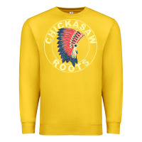Lemon chickasaw roots headdress native american chickasaw nation Premium Sweatshirt - linhVisuals