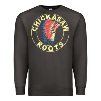 Smoke chickasaw roots headdress native american chickasaw nation Premium Sweatshirt - linhVisuals