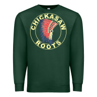 Sports Green chickasaw roots headdress native american chickasaw nation Premium Sweatshirt - linhVisuals