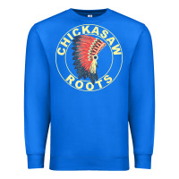 True Royal chickasaw roots headdress native american chickasaw nation Premium Sweatshirt - linhVisuals