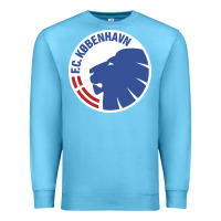 Ocean Blue fc-københavn Premium Sweatshirt - linhVisuals
