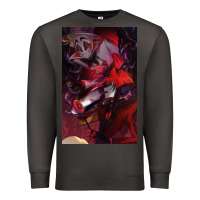 Smoke hazbin, hazbin hotel alastor, jeby,angel dust, demon Premium Sweatshirt - linhVisuals
