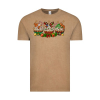 Vintage Coffee christmas cupcake with gingerbreads bbs Vintage Tee - BundleAndBundleShop