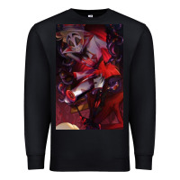 Black hazbin, hazbin hotel alastor, jeby,angel dust, demon Premium Sweatshirt - linhVisuals