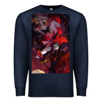 Navy hazbin, hazbin hotel alastor, jeby,angel dust, demon Premium Sweatshirt - linhVisuals