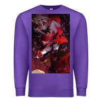 Purple hazbin, hazbin hotel alastor, jeby,angel dust, demon Premium Sweatshirt - linhVisuals