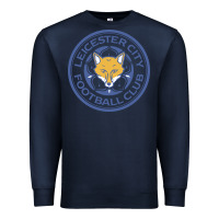 Navy leicester-city-fc Premium Sweatshirt - linhVisuals