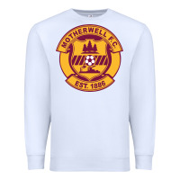 White motherwell-fc Premium Sweatshirt - linhVisuals