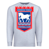 Heather Grey ipswich-town-fc Premium Sweatshirt - linhVisuals