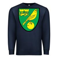 Navy norwich-fc Premium Sweatshirt - linhVisuals