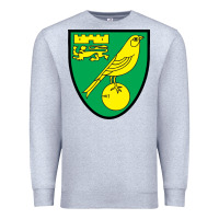 Heather Grey norwich-fc Premium Sweatshirt - linhVisuals