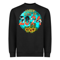 Black class of 2024 senior Heavyweight Sweatshirt - JahusDesignShop