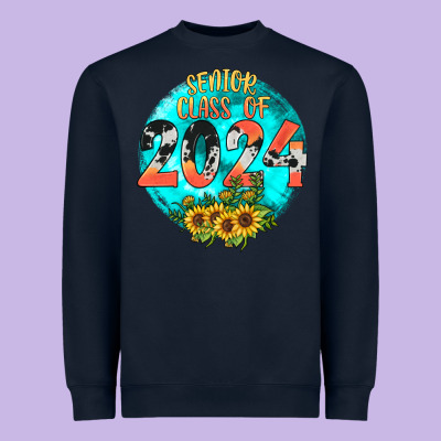Class Of 2024 Senior Heavyweight Sweatshirt Designed By Jahusdesignshop