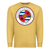 Antique Gold reading-fc Premium Sweatshirt - linhVisuals