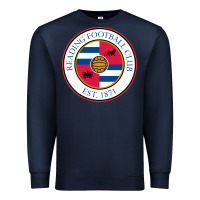 Navy reading-fc Premium Sweatshirt - linhVisuals