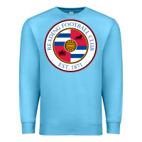 Ocean Blue reading-fc Premium Sweatshirt - linhVisuals