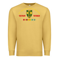 Antique Gold 18th military police brigade vietnam veteran veterans day Premium Sweatshirt - linhVisuals