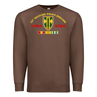 Chestnut 18th military police brigade vietnam veteran veterans day Premium Sweatshirt - linhVisuals
