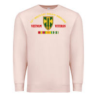 Pale Pink 18th military police brigade vietnam veteran veterans day Premium Sweatshirt - linhVisuals