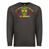 Smoke 18th military police brigade vietnam veteran veterans day Premium Sweatshirt - linhVisuals