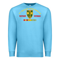 Ocean Blue 18th military police brigade vietnam veteran veterans day Premium Sweatshirt - linhVisuals