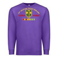 Purple 18th military police brigade vietnam veteran veterans day Premium Sweatshirt - linhVisuals