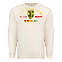 Sandshell 18th military police brigade vietnam veteran veterans day Premium Sweatshirt - linhVisuals