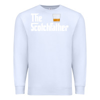 White the scotch father t shirt funny whiskey lover gifts Premium Sweatshirt - linhVisuals