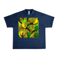 Navy St. Patrick's pipe pattern digital paper Urban Heavy Tee - BundleAndBundleShop