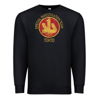 Black japanese police swat sit tokyo special investigation Premium Sweatshirt - linhVisuals