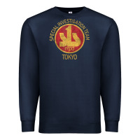 Navy japanese police swat sit tokyo special investigation Premium Sweatshirt - linhVisuals