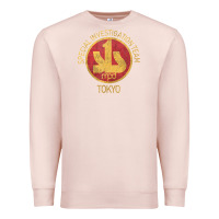 Pale Pink japanese police swat sit tokyo special investigation Premium Sweatshirt - linhVisuals