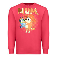 Cardinal Bluey Mum Premium Sweatshirt - linhVisuals