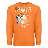 Carrot Bluey Mum Premium Sweatshirt - linhVisuals