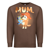 Chestnut Bluey Mum Premium Sweatshirt - linhVisuals