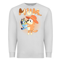 Dove Grey Bluey Mum Premium Sweatshirt - linhVisuals