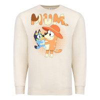 Sandshell Bluey Mum Premium Sweatshirt - linhVisuals